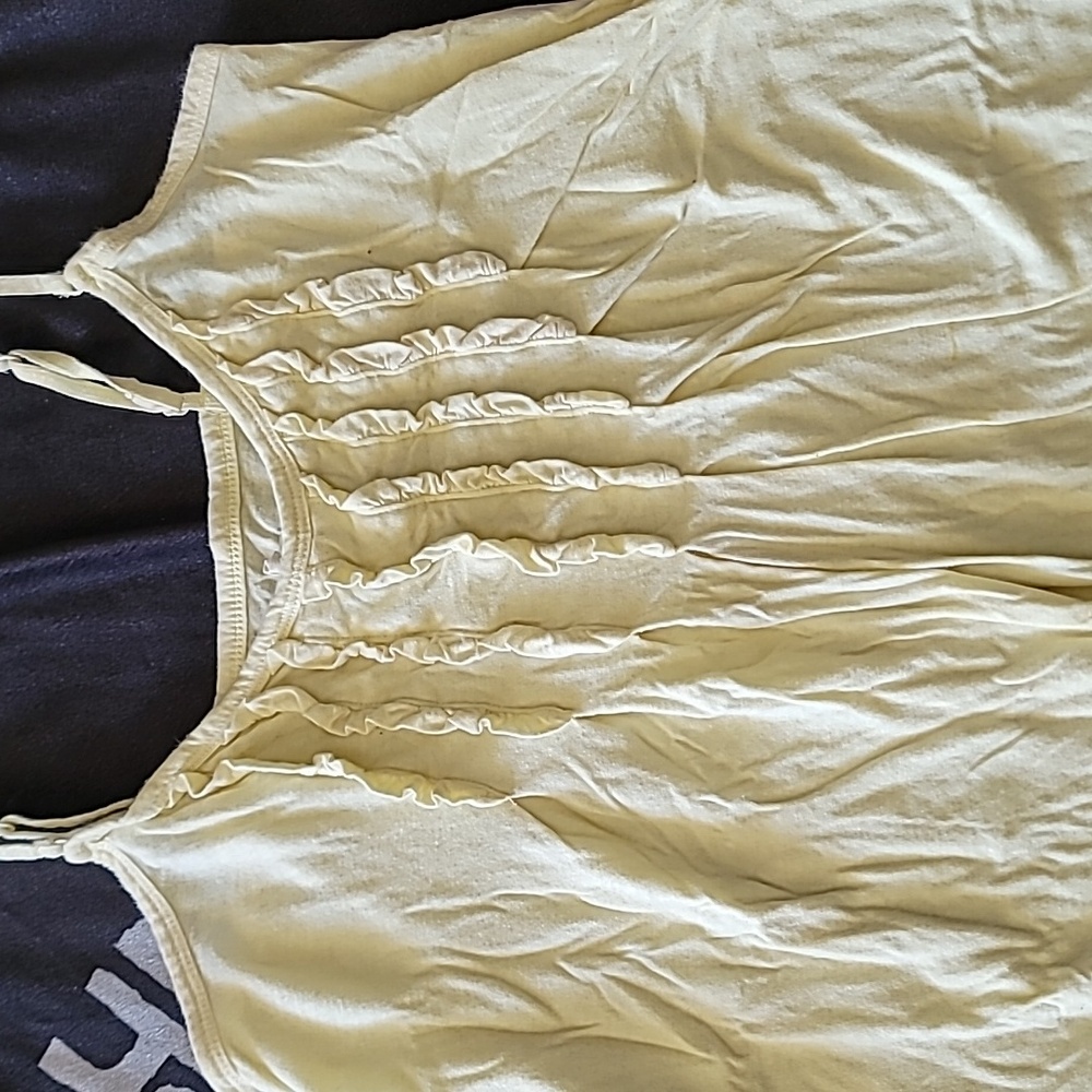 Hollister Pale Yellow Spaghetti Strap - Picture 2 of 6